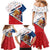 Czech Republic Christmas Family Matching Mermaid Dress and Hawaiian Shirt The Lion With Coat Of Arms - Wonder Print Shop