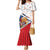 Czech Republic Christmas Family Matching Mermaid Dress and Hawaiian Shirt The Lion With Coat Of Arms - Wonder Print Shop