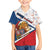 Czech Republic Christmas Family Matching Off The Shoulder Long Sleeve Dress and Hawaiian Shirt The Lion With Coat Of Arms - Wonder Print Shop