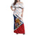 Czech Republic Christmas Family Matching Off Shoulder Maxi Dress and Hawaiian Shirt The Lion With Coat Of Arms - Wonder Print Shop
