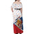 Czech Republic Christmas Family Matching Off Shoulder Maxi Dress and Hawaiian Shirt The Lion With Coat Of Arms - Wonder Print Shop