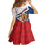 Czech Republic Christmas Family Matching Off Shoulder Short Dress and Hawaiian Shirt The Lion With Coat Of Arms - Wonder Print Shop