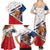 Czech Republic Christmas Family Matching Summer Maxi Dress and Hawaiian Shirt The Lion With Coat Of Arms - Wonder Print Shop