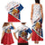 Czech Republic Christmas Family Matching Tank Maxi Dress and Hawaiian Shirt The Lion With Coat Of Arms - Wonder Print Shop