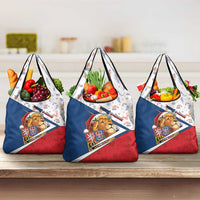 Czech Republic Christmas Grocery Bag The Lion With Coat Of Arms - Wonder Print Shop