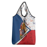 Czech Republic Christmas Grocery Bag The Lion With Coat Of Arms - Wonder Print Shop
