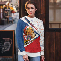 Czech Republic Christmas Ugly Christmas Sweater The Lion With Coat Of Arms - Wonder Print Shop