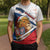 Czech Republic Christmas Knitted V-Neck Vest The Lion With Coat Of Arms - Wonder Print Shop