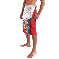 Czech Republic Christmas Lavalava The Lion With Coat Of Arms - Wonder Print Shop