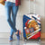 Czech Republic Christmas Luggage Cover The Lion With Coat Of Arms - Wonder Print Shop