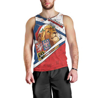 Czech Republic Christmas Men Tank Top The Lion With Coat Of Arms - Wonder Print Shop