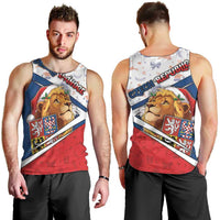 Czech Republic Christmas Men Tank Top The Lion With Coat Of Arms - Wonder Print Shop