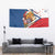 Czech Republic Christmas Tapestry The Lion With Coat Of Arms - Wonder Print Shop