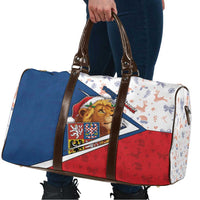 Czech Republic Christmas Travel Bag The Lion With Coat Of Arms - Wonder Print Shop