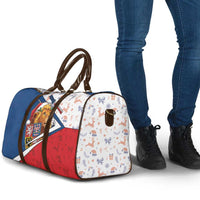 Czech Republic Christmas Travel Bag The Lion With Coat Of Arms - Wonder Print Shop