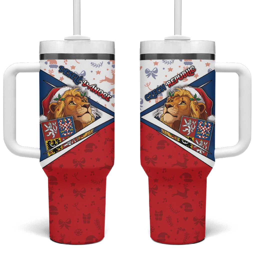 Czech Republic Christmas Tumbler With Handle The Lion With Coat Of Arms - Wonder Print Shop