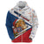 Czech Republic Christmas Zip Hoodie The Lion With Coat Of Arms - Wonder Print Shop