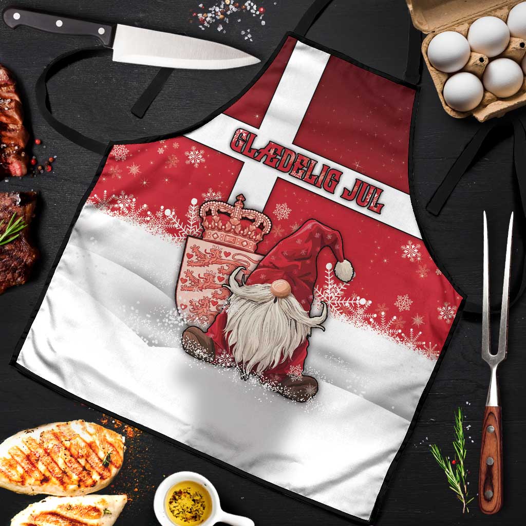 Denmark Christmas Apron Nisse Glaedelig Jul - Wonder Print Shop