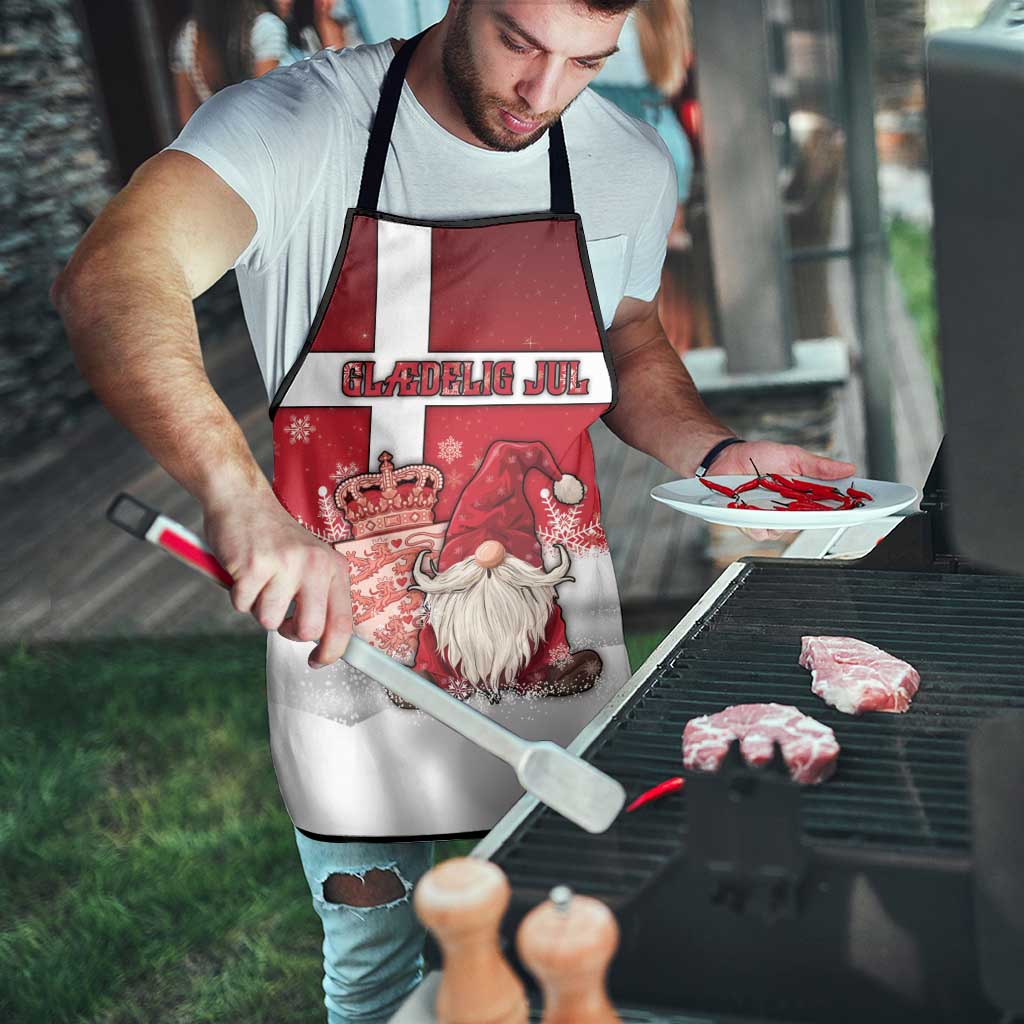 Denmark Christmas Apron Nisse Glaedelig Jul - Wonder Print Shop