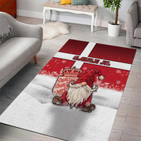 Denmark Christmas Area Rug Nisse Glaedelig Jul - Wonder Print Shop