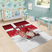 Denmark Christmas Area Rug Nisse Glaedelig Jul - Wonder Print Shop