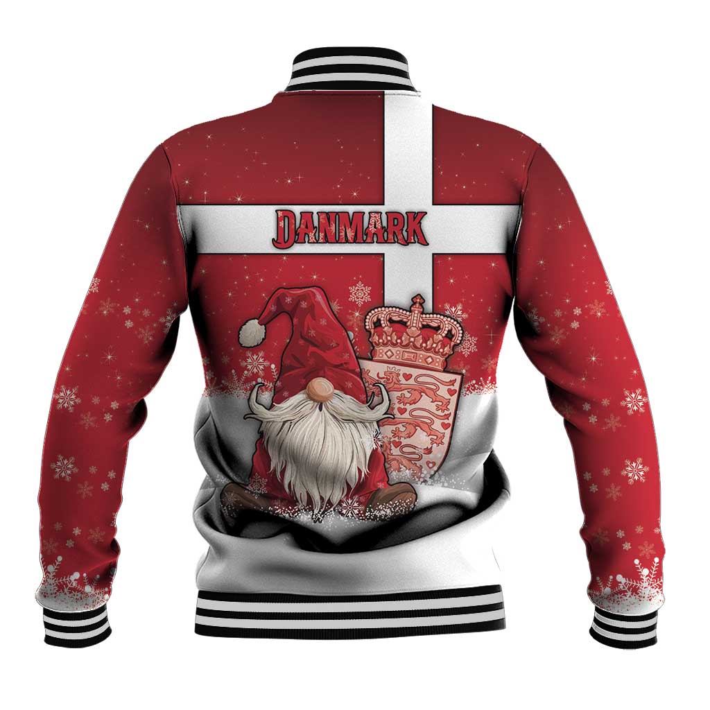 Denmark Christmas Baseball Jacket Nisse Glaedelig Jul - Wonder Print Shop