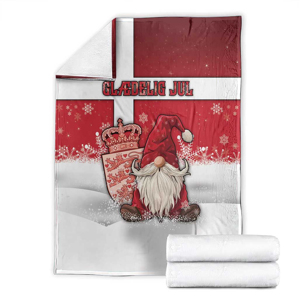 Denmark Christmas Blanket Nisse Glaedelig Jul - Wonder Print Shop