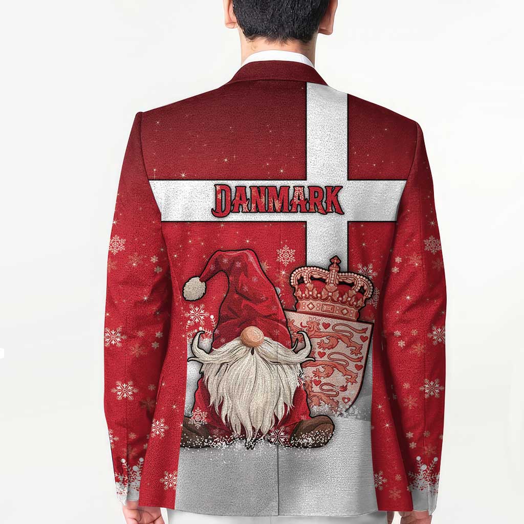Denmark Christmas Blazer Nisse Glaedelig Jul - Wonder Print Shop