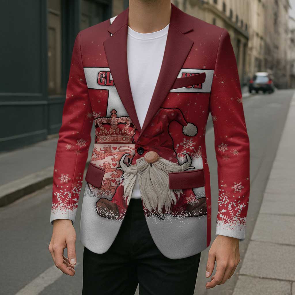 Denmark Christmas Blazer Nisse Glaedelig Jul - Wonder Print Shop
