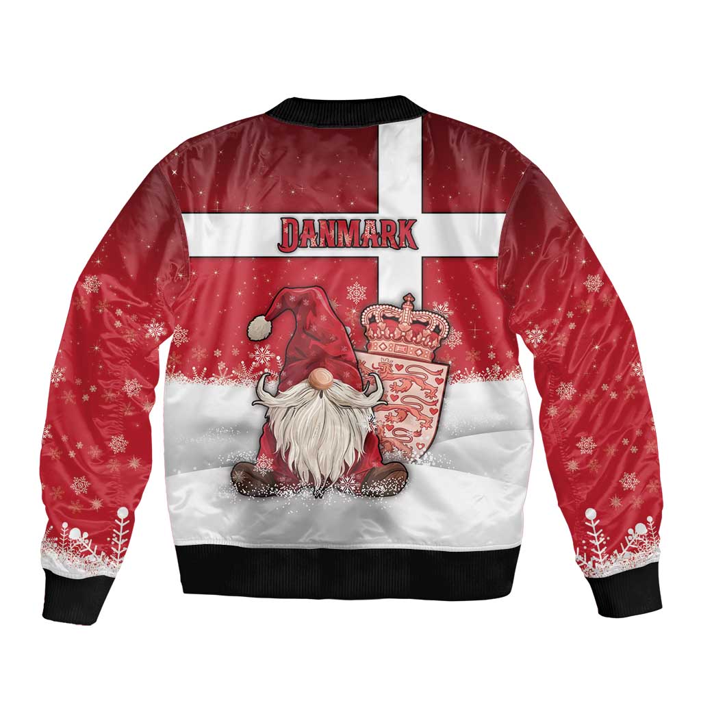 Denmark Christmas Bomber Jacket Nisse Glaedelig Jul - Wonder Print Shop