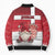 Denmark Christmas Bomber Puffer Jacket Nisse Glaedelig Jul - Wonder Print Shop
