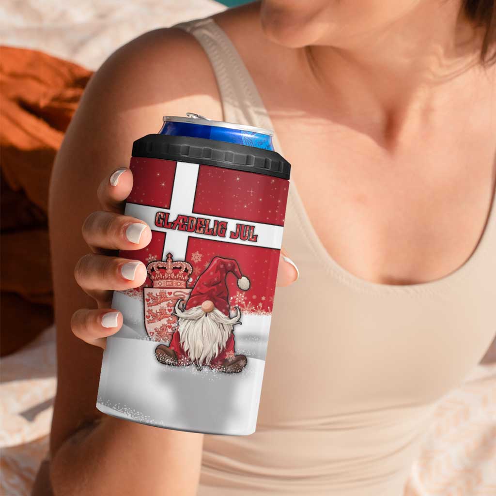 Denmark Christmas 4 in 1 Can Cooler Tumbler Nisse Glaedelig Jul - Wonder Print Shop