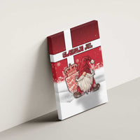 Denmark Christmas Canvas Wall Art Nisse Glaedelig Jul - Wonder Print Shop