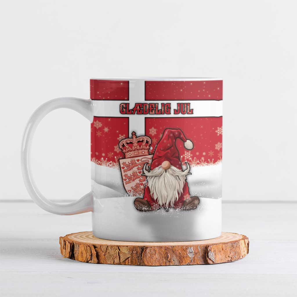 Denmark Christmas Ceramic Mug Nisse Glaedelig Jul - Wonder Print Shop