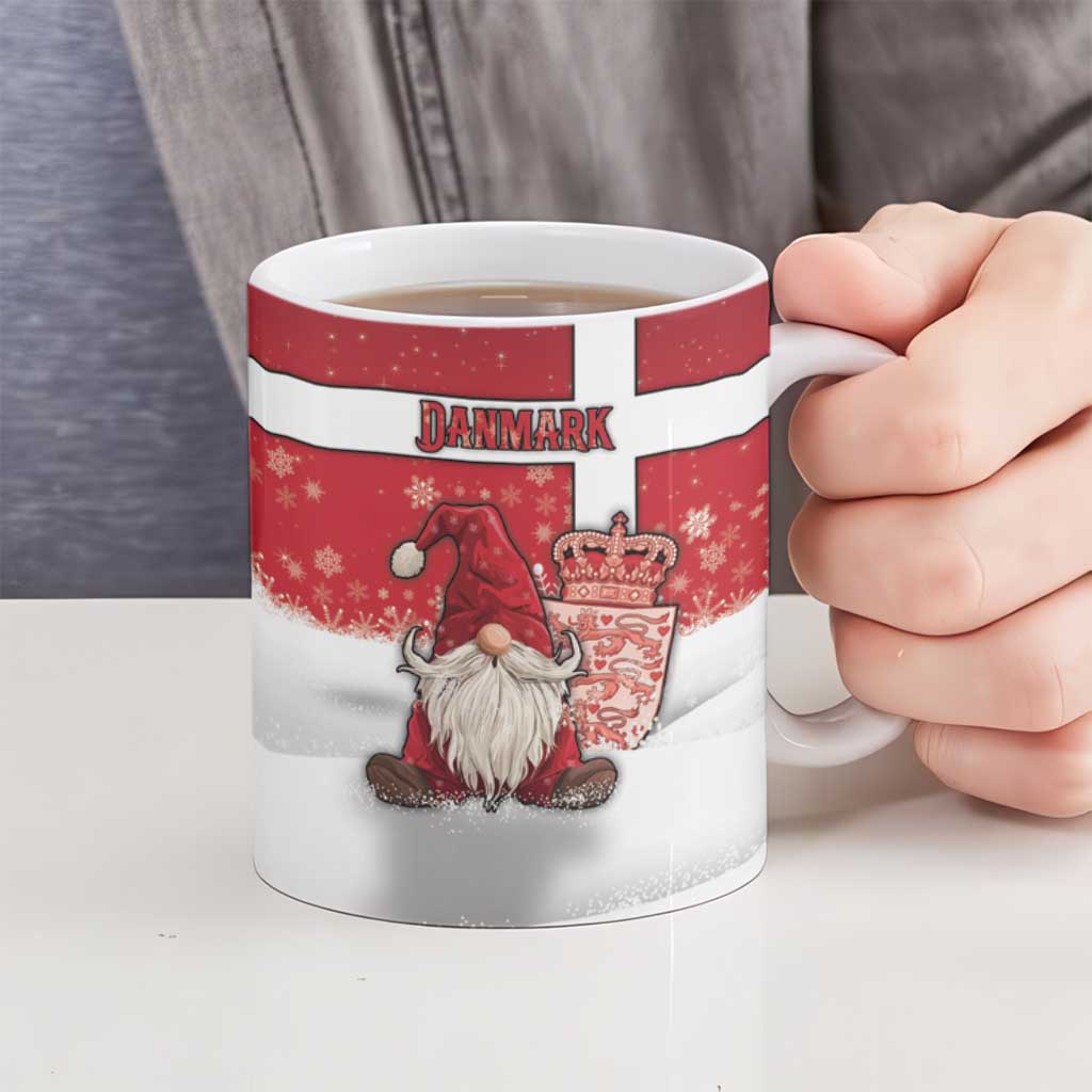 Denmark Christmas Ceramic Mug Nisse Glaedelig Jul - Wonder Print Shop