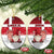 Denmark Christmas Ceramic Ornament Nisse Glaedelig Jul - Wonder Print Shop