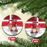 Denmark Christmas Ceramic Ornament Nisse Glaedelig Jul - Wonder Print Shop