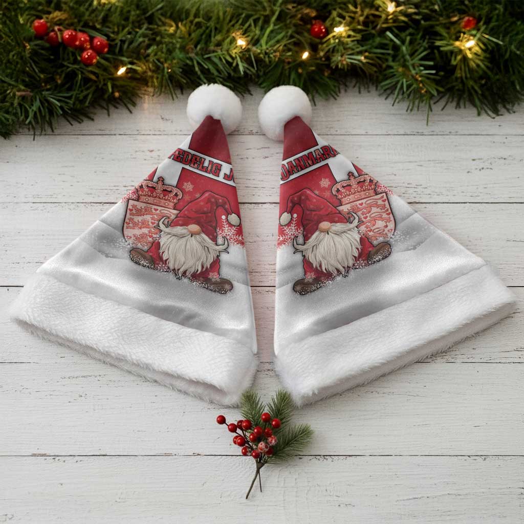 Denmark Christmas Santa Hat Nisse Glaedelig Jul - Wonder Print Shop