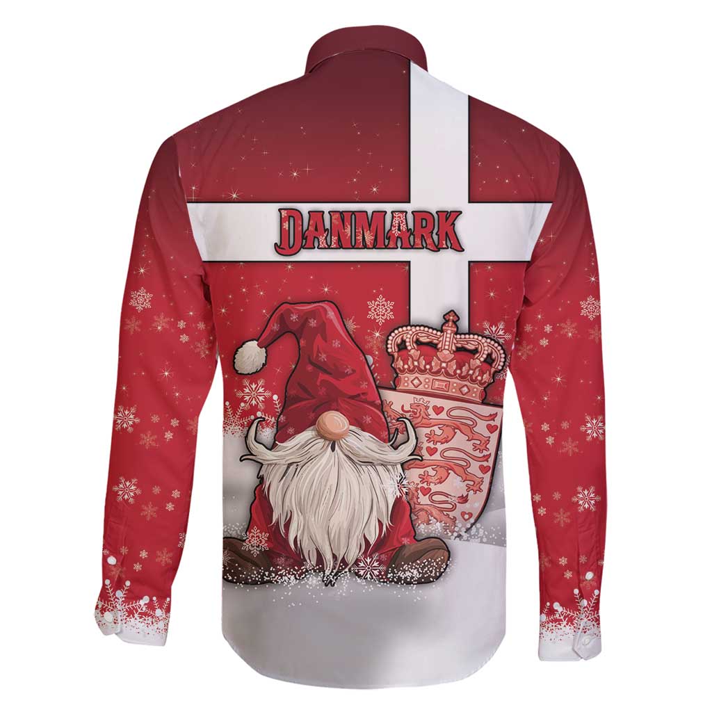 Denmark Christmas Family Matching Mermaid Dress and Hawaiian Shirt Nisse Glaedelig Jul - Wonder Print Shop