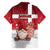 Denmark Christmas Family Matching Off Shoulder Maxi Dress and Hawaiian Shirt Nisse Glaedelig Jul - Wonder Print Shop