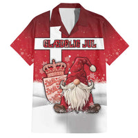 Denmark Christmas Family Matching Puletasi and Hawaiian Shirt Nisse Glaedelig Jul - Wonder Print Shop