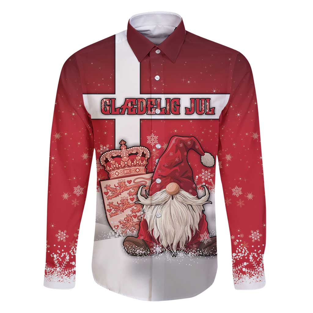 Denmark Christmas Family Matching Puletasi and Hawaiian Shirt Nisse Glaedelig Jul - Wonder Print Shop