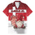 Denmark Christmas Family Matching Short Sleeve Bodycon Dress and Hawaiian Shirt Nisse Glaedelig Jul - Wonder Print Shop