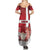 Denmark Christmas Family Matching Summer Maxi Dress and Hawaiian Shirt Nisse Glaedelig Jul - Wonder Print Shop