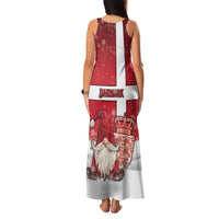 Denmark Christmas Family Matching Tank Maxi Dress and Hawaiian Shirt Nisse Glaedelig Jul - Wonder Print Shop