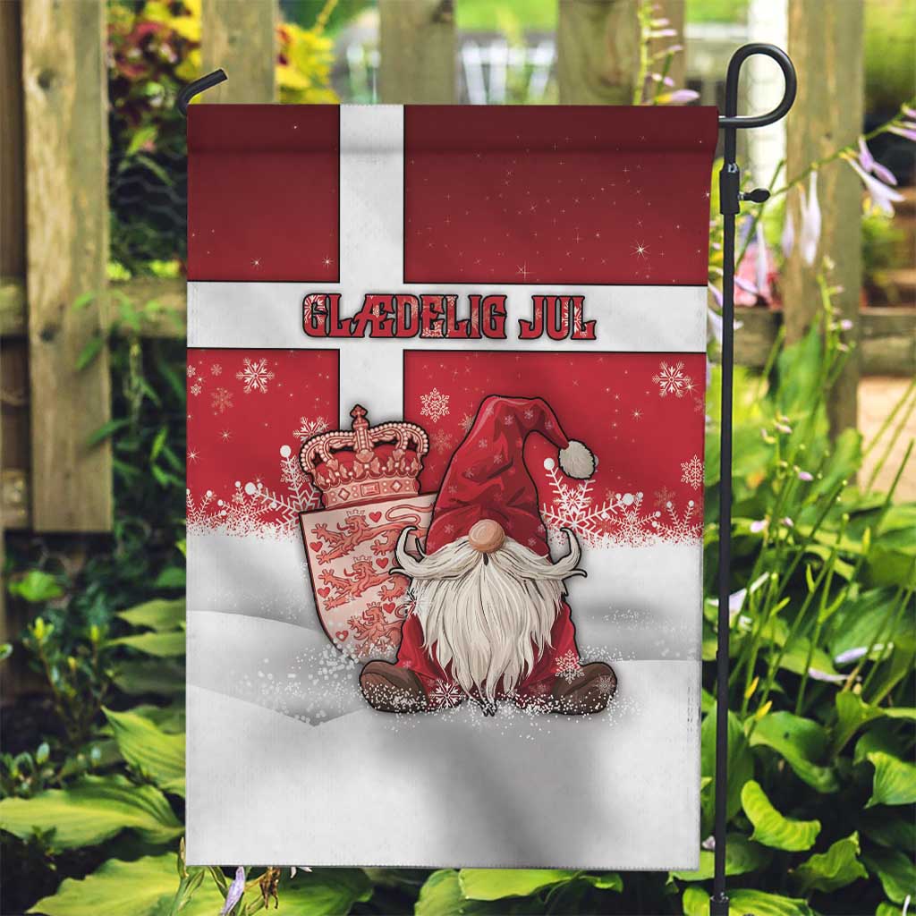 Denmark Christmas Garden Flag Nisse Glaedelig Jul - Wonder Print Shop