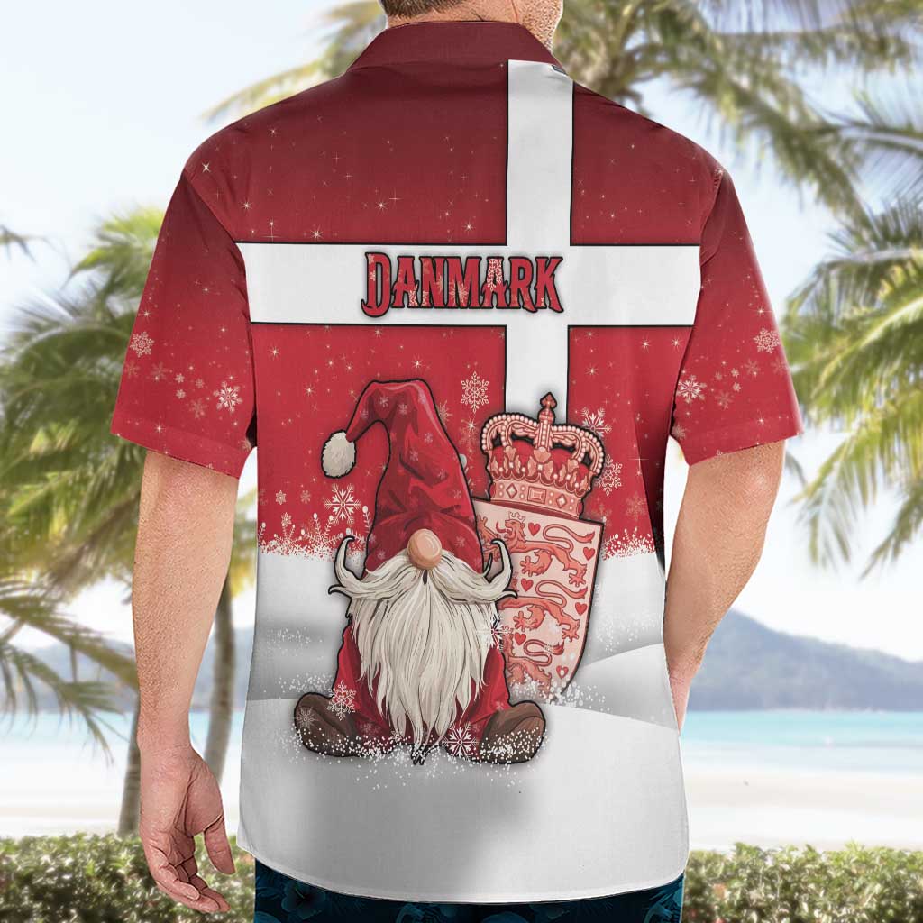 Denmark Christmas Hawaiian Shirt Nisse Glaedelig Jul - Wonder Print Shop