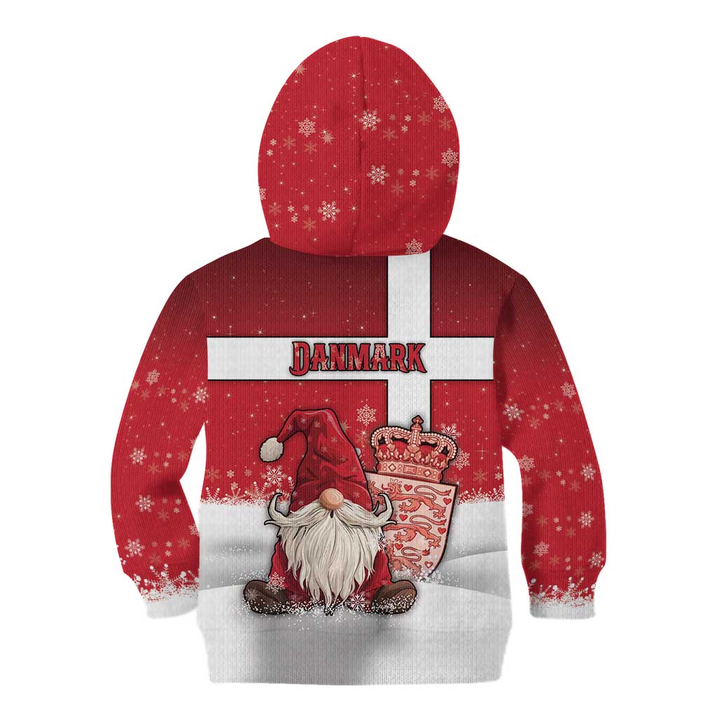Denmark Christmas Kid Hoodie Nisse Glaedelig Jul - Wonder Print Shop