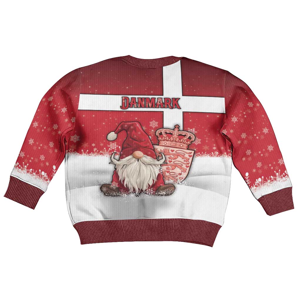 Denmark Christmas Kid Ugly Christmas Sweater Nisse Glaedelig Jul - Wonder Print Shop