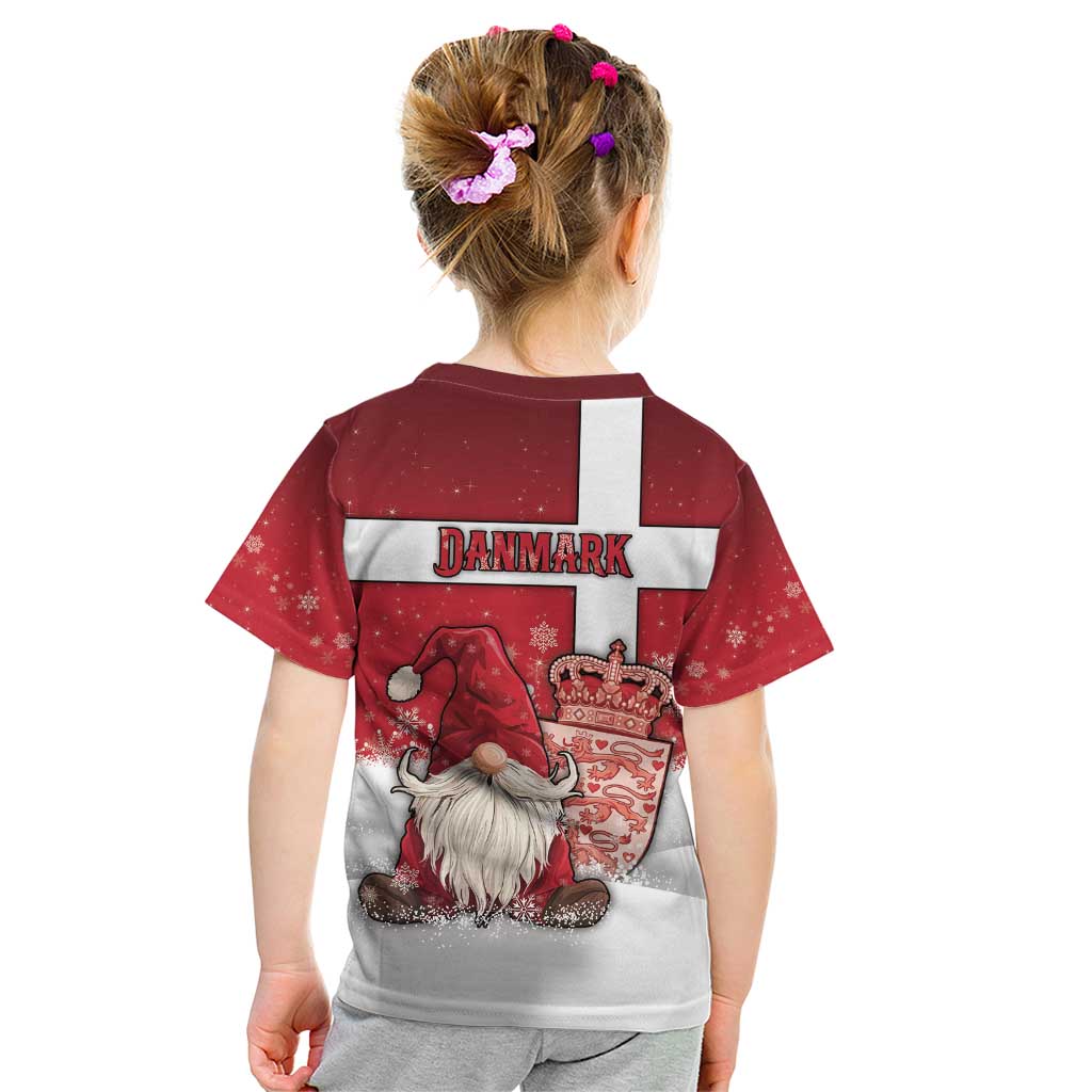 Denmark Christmas Kid T Shirt Nisse Glaedelig Jul - Wonder Print Shop